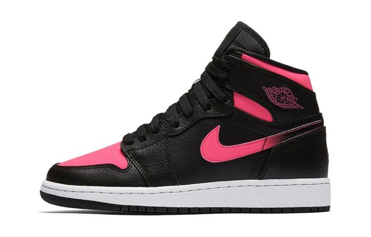 

Кеды унисекс Jordan Air Jordan 1 Retro High Black Hyper Pink черные 38.5 EU, Черный, Air Jordan 1 Retro High Black Hyper Pink