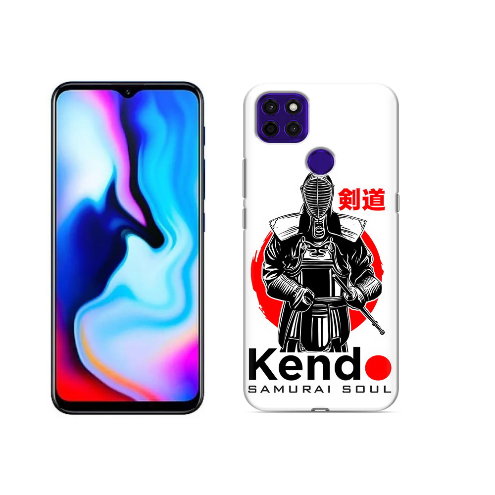 

Чехол MyPads Tocco для Lenovo K12 Pro рисованый самурай, Прозрачный, Tocco