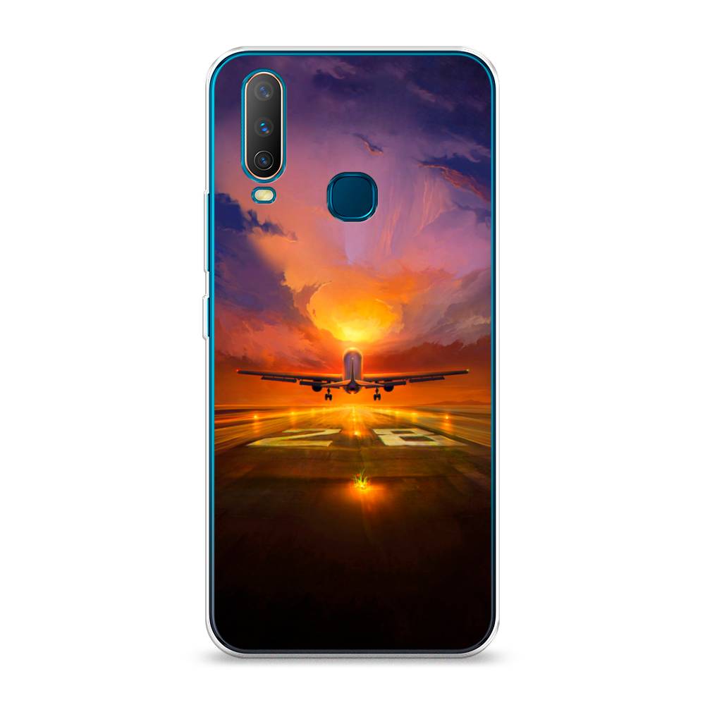 

Чехол для Vivo Y12/Y17 "Самолет на посадке", Оранжевый;синий, 261850-6