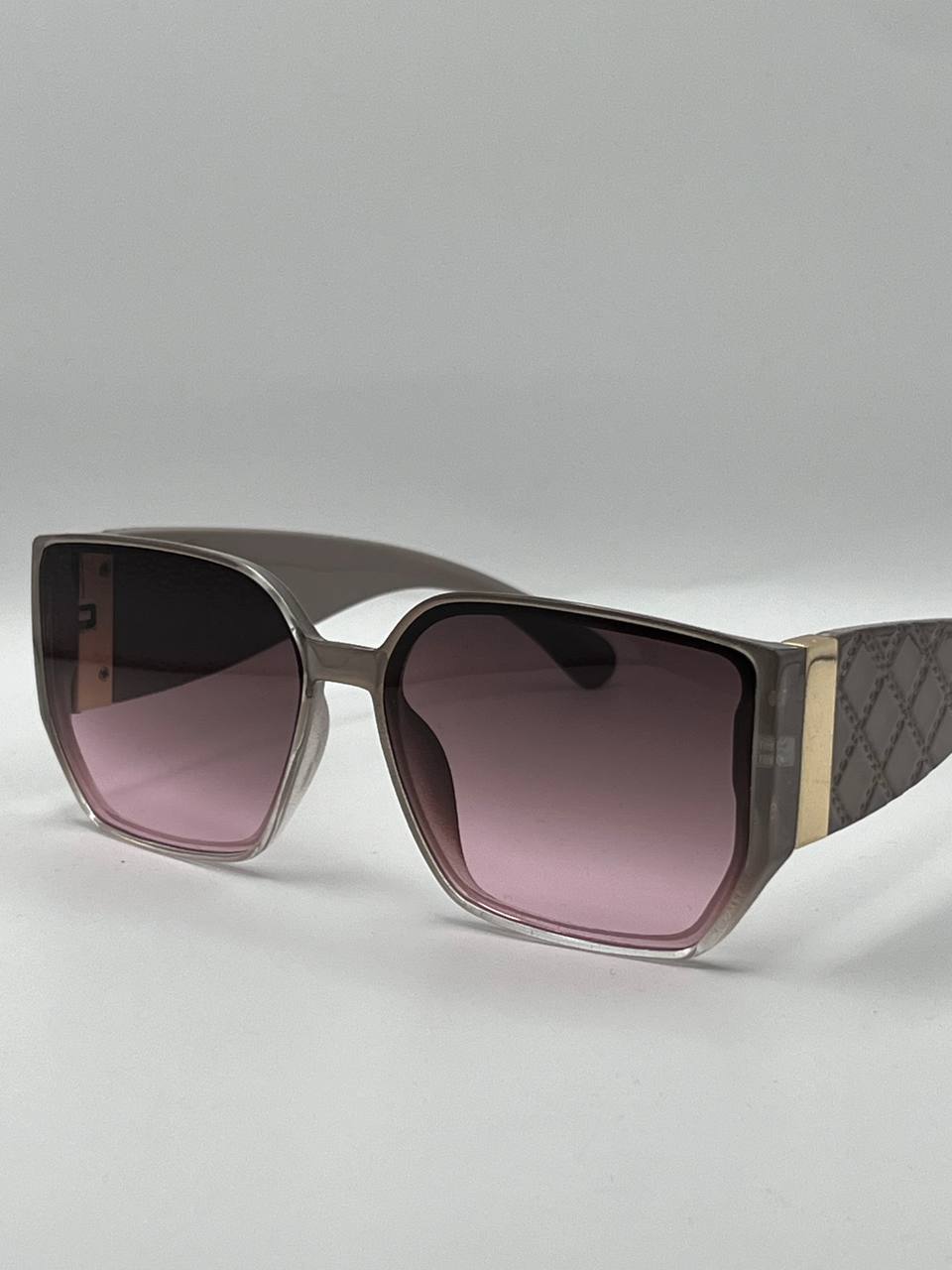 Солнцезащитные очки женские SunGold Бабочка-5 пудрово-серые