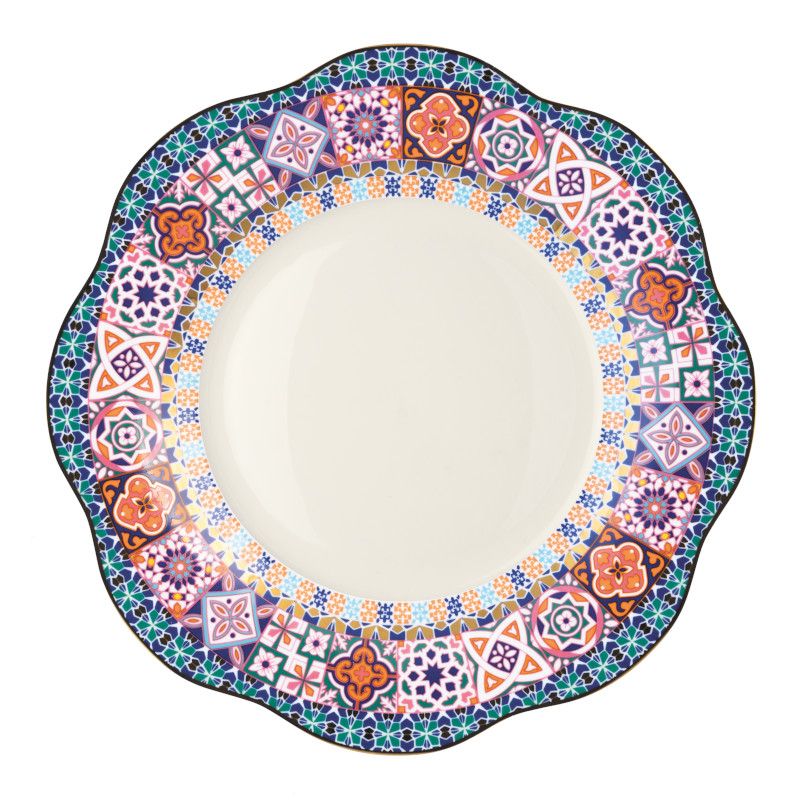 

Тарелка LE COQ Anemone Ebe, 20,5 см, костяной фарфор, ANEMONE