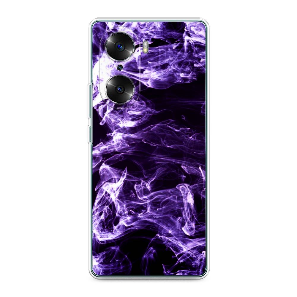 

Чехол на Honor 60 "Фиолетовый дым", Фиолетовый;белый;черный, 6106650-3