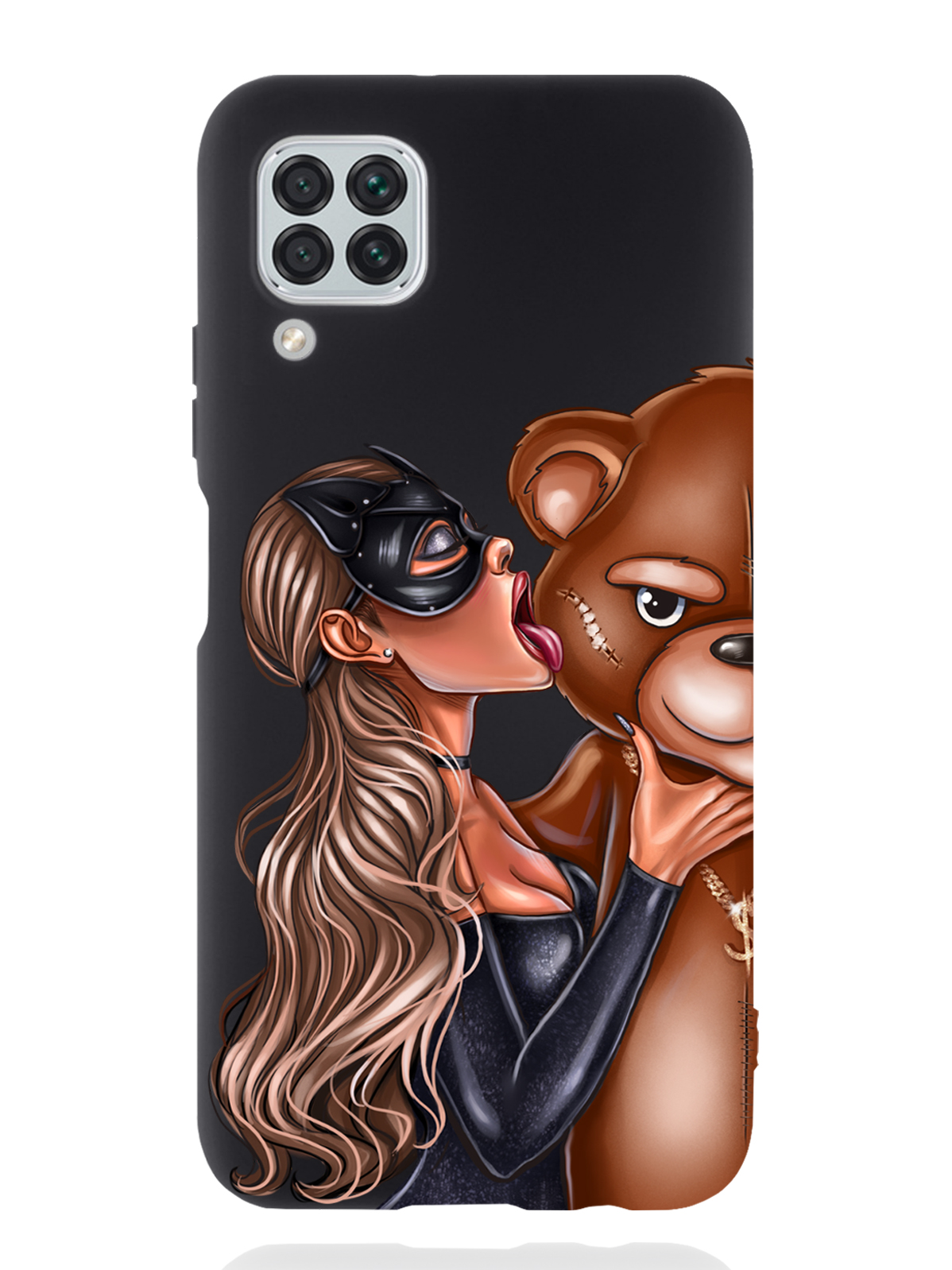 фото Чехол musthavecase huawei p40 lite кошечка и мишка