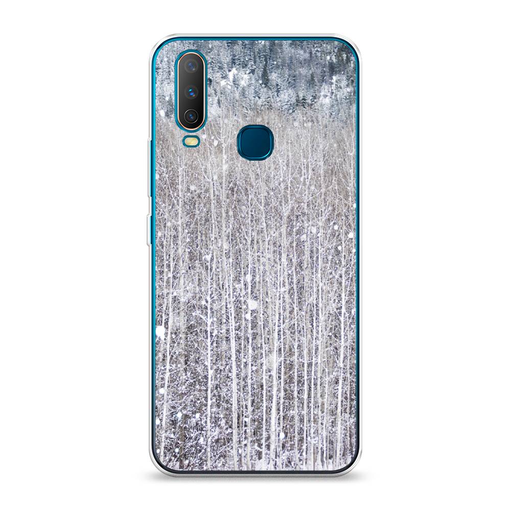 

Чехол для Vivo Y12/Y17 "Снежный лес", Бежевый;серый;белый, 261850-5