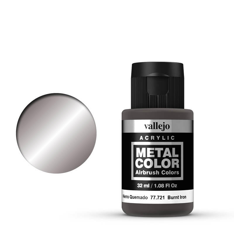 

Краска для моделизма Vallejo Burnt Iron 32 мл, Серебристый