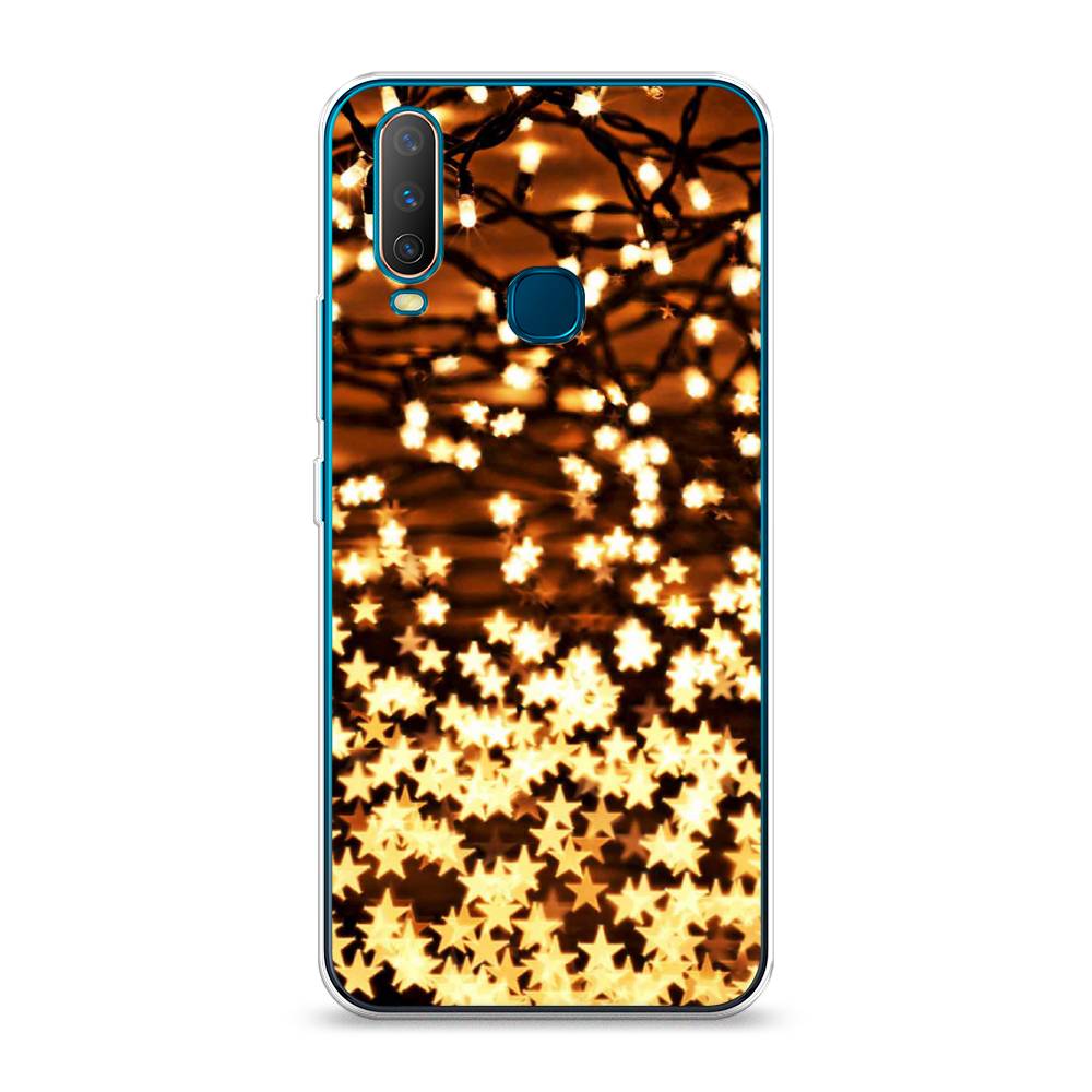 

Чехол для Vivo Y12/Y17 "Новогодняя гирлянда", Золотистый, 261850-5