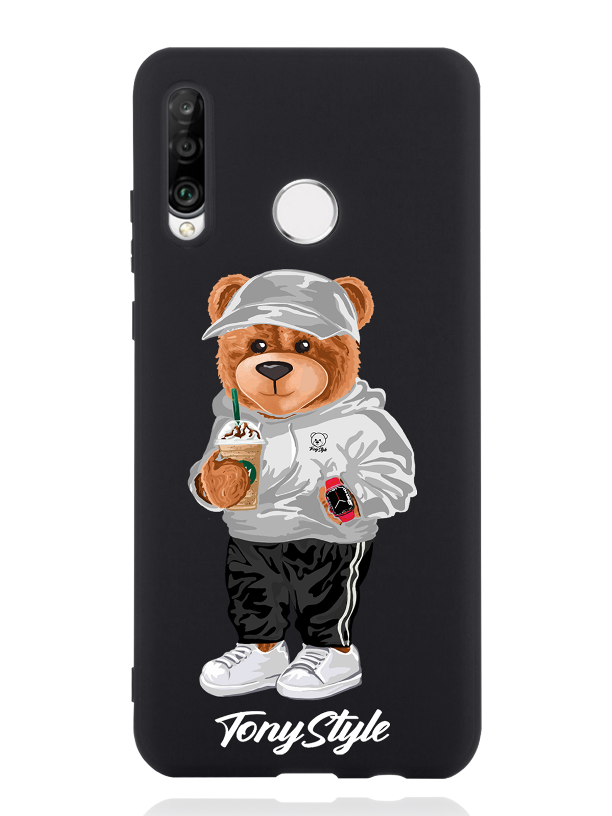 

Чехол Tony Style Huawei P30 Lite Tony Style с кофе, Серый;белый;черный, Huawei P30 Lite Tony Style с кофе