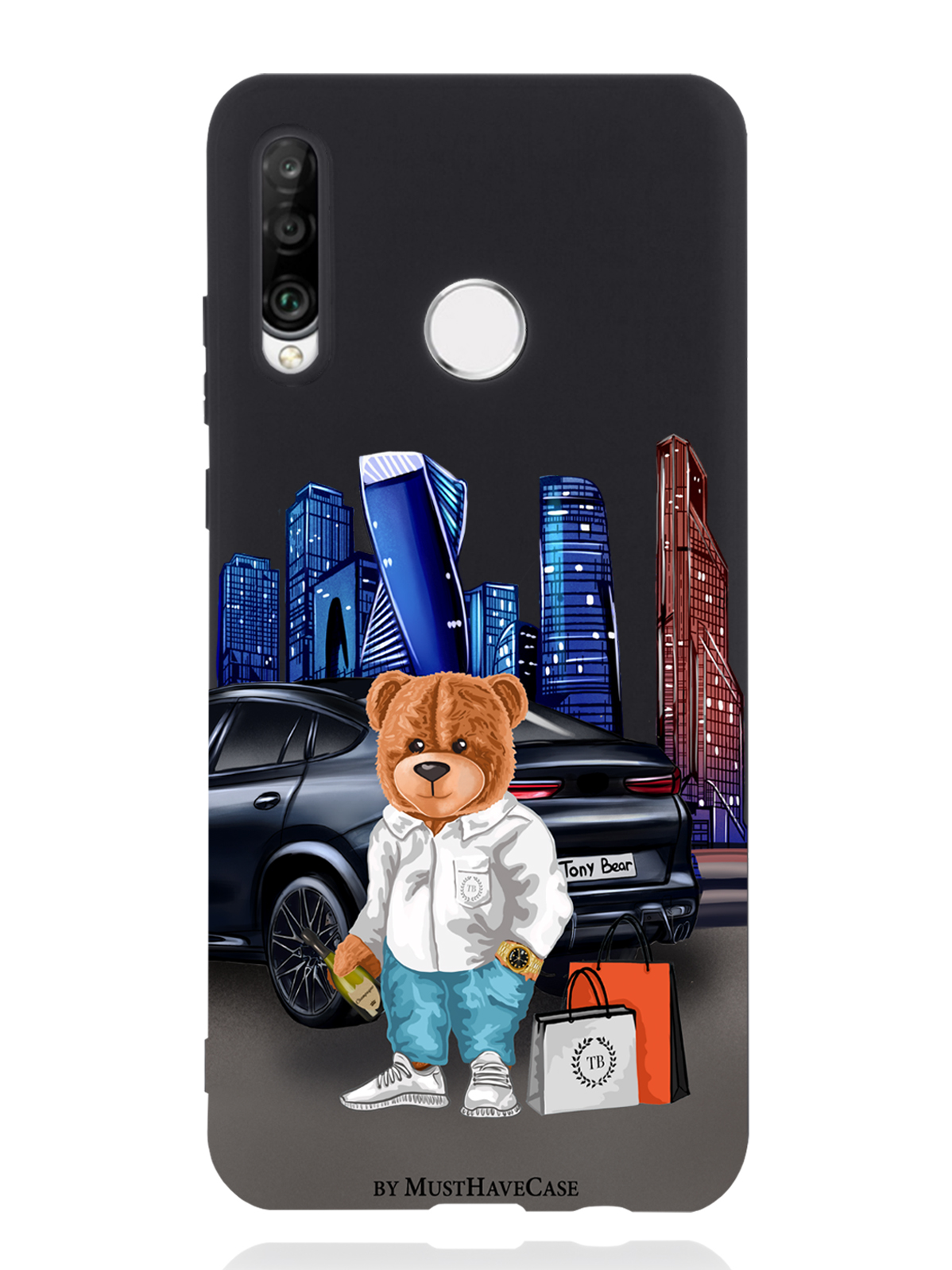 Чехол MustHaveCase Huawei P30 Lite Тони Москва Сити