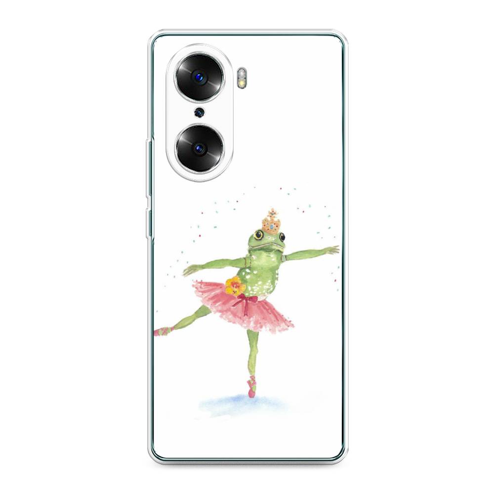 

Чехол на Honor 60 "Лягушка-балерина", Зеленый, 6106650-4