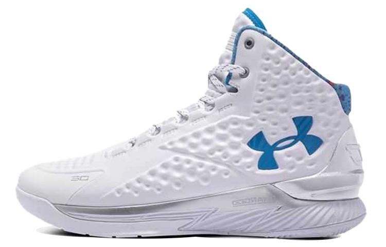 

Кроссовки унисекс Under Armour Curry 1 1 белые 44 EU, Белый, Curry 1 1