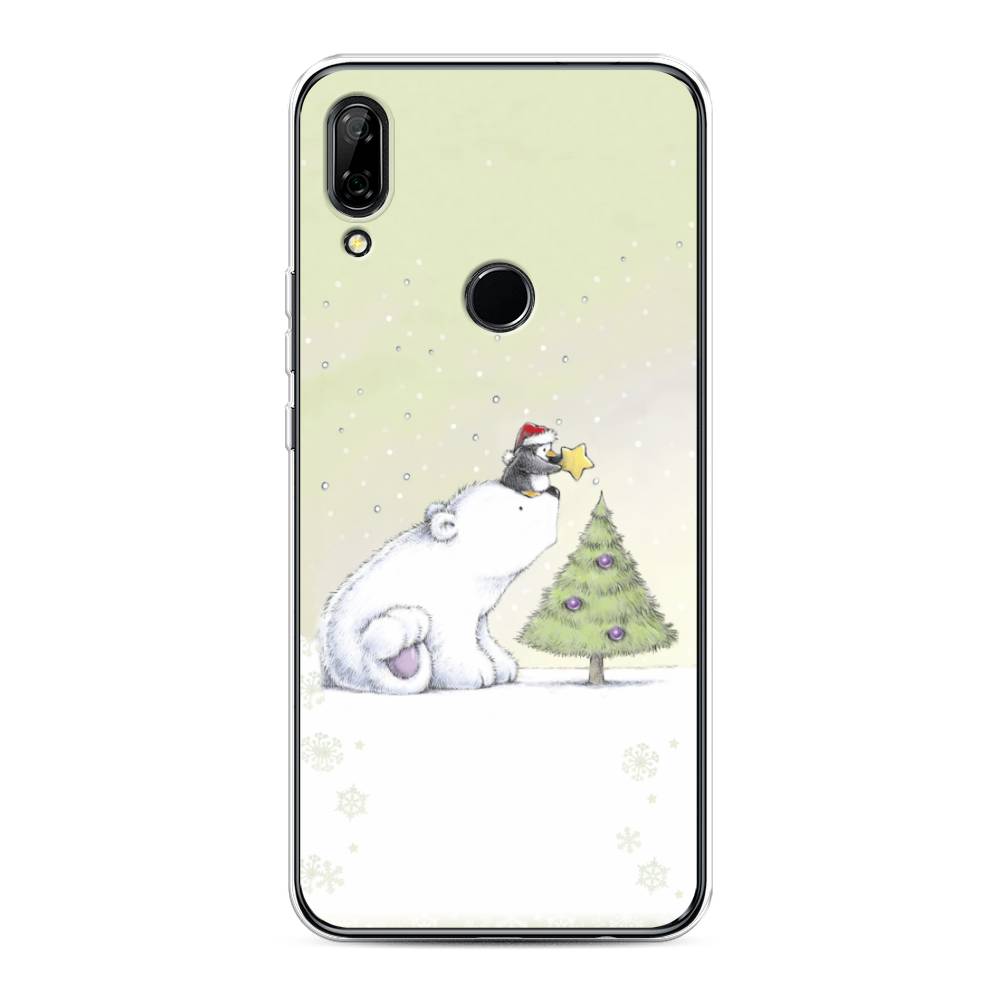 

Чехол на Honor 9X "Украшение елки", Белый;бежевый, 69450-5