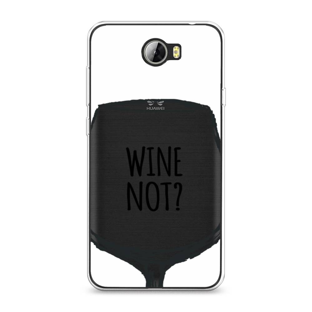 

Чехол для Honor 5A/Huawei Y5 II "Wine not white", Белый, 60350-6