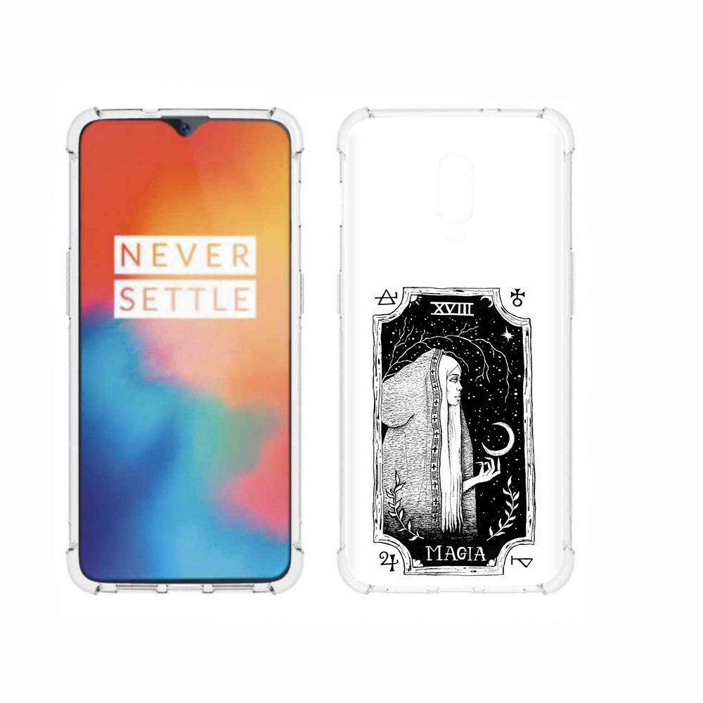

Чехол MyPads Tocco для OnePlus 6T лунная магия, Прозрачный, Tocco