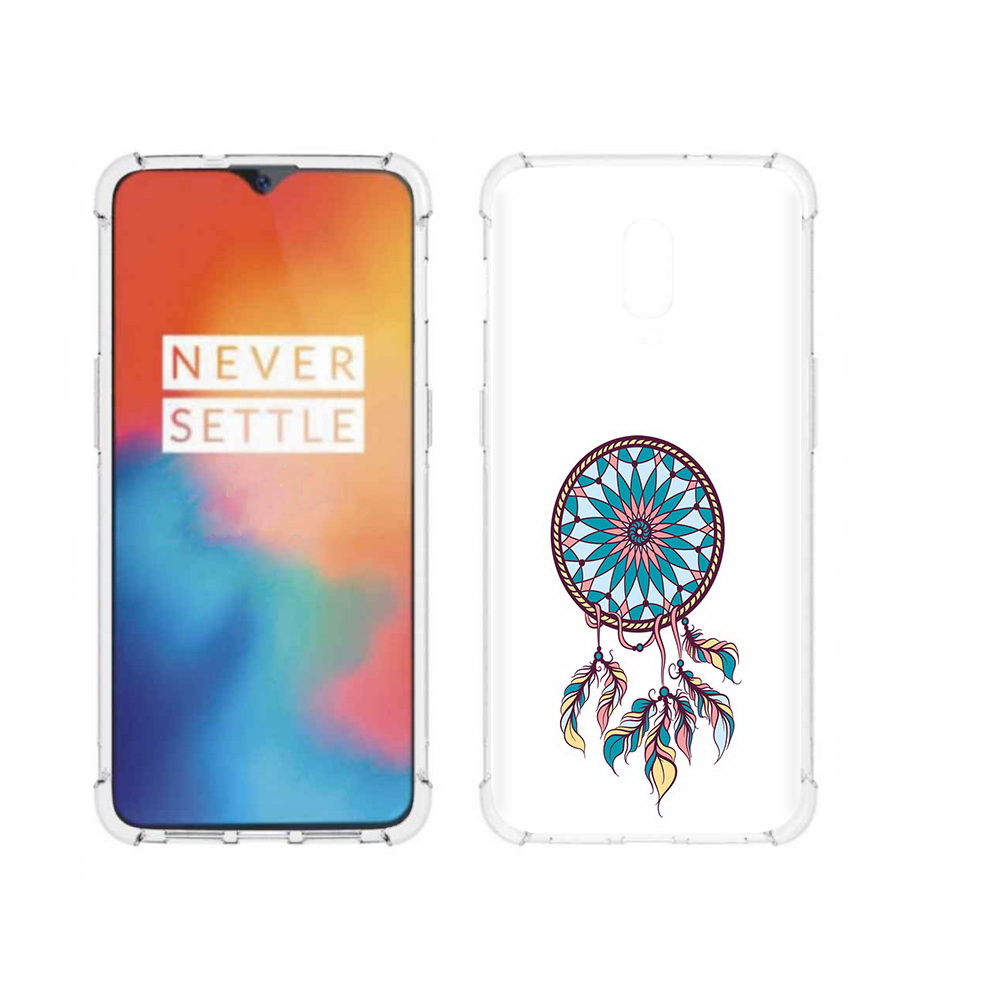 

Чехол MyPads Tocco для OnePlus 6T ловец снов синий, Прозрачный, Tocco
