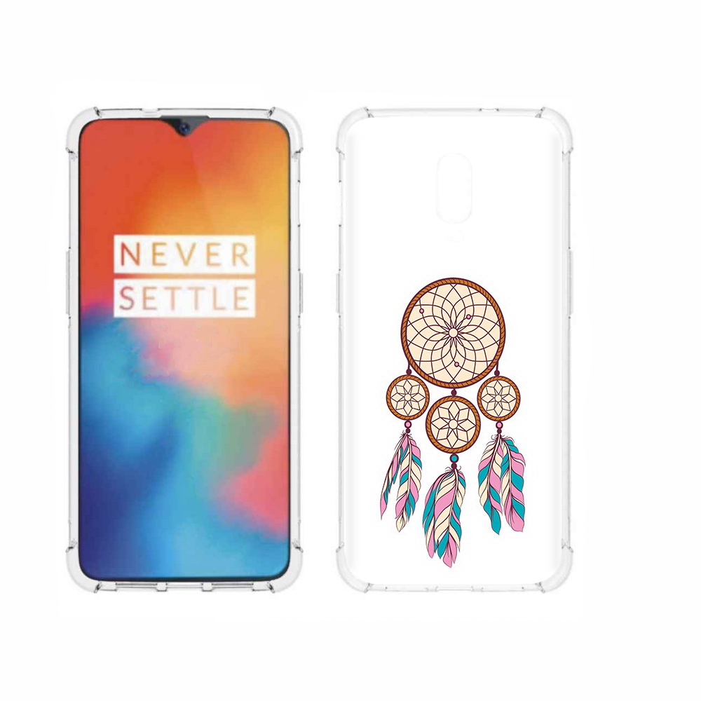 

Чехол MyPads Tocco для OnePlus 6T ловец снов бежевый, Прозрачный, Tocco