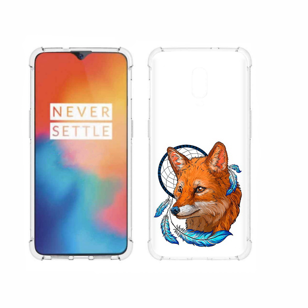 

Чехол MyPads Tocco для OnePlus 6T лиса и ловец снов, Прозрачный, Tocco