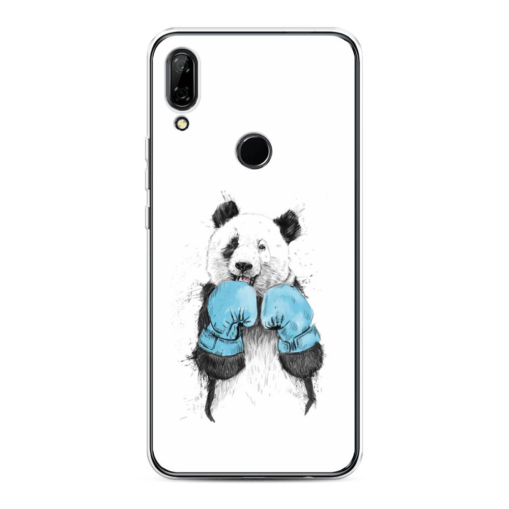 

Чехол для Honor 9X/Huawei P Smart Z "Панда боксер", Голубой;белый;серый, 69450-1