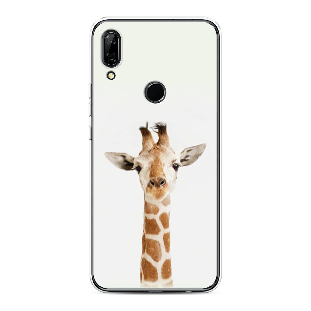 

Чехол для Honor 9X/Huawei P Smart Z "Любопытный жираф", Бежевый;коричневый, 69450-1
