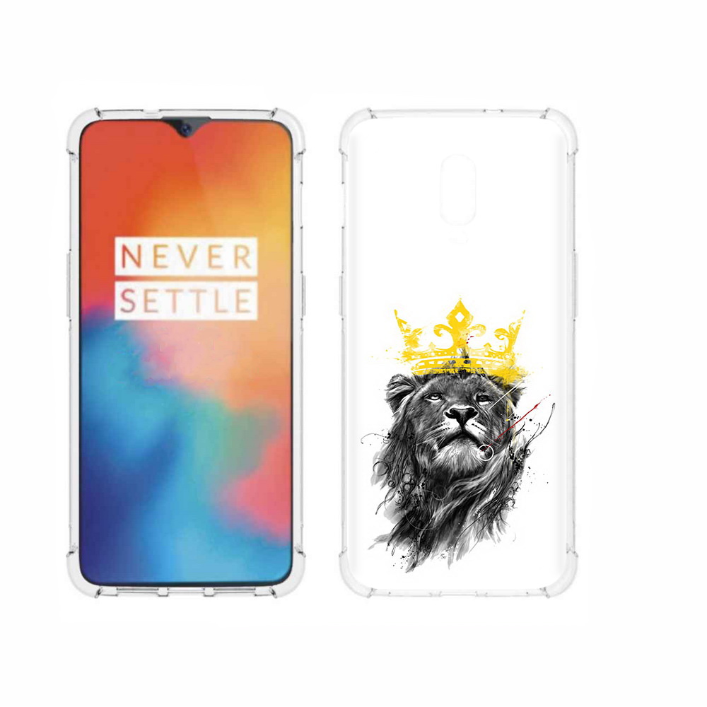 

Чехол MyPads Tocco для OnePlus 6T король-лев, Прозрачный, Tocco