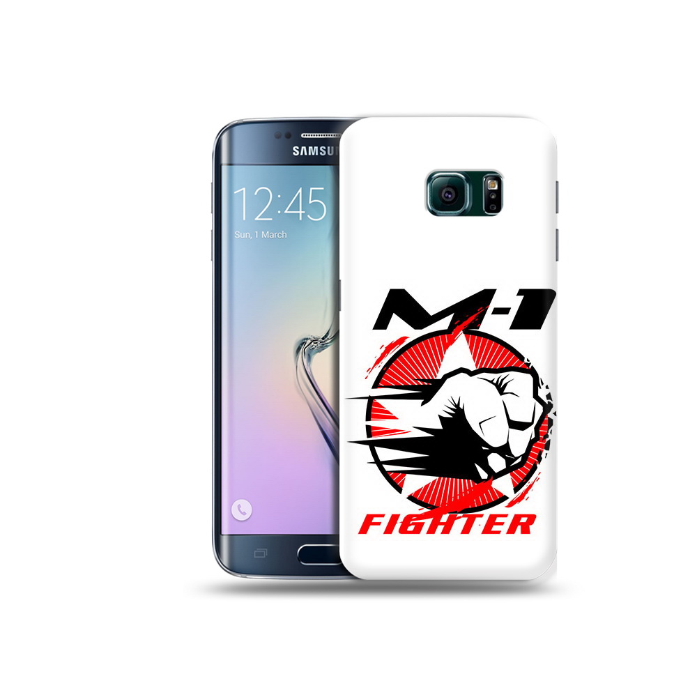 

Чехол MyPads Tocco для Samsung Galaxy S6 Edge единоборства М-1, Прозрачный, Tocco