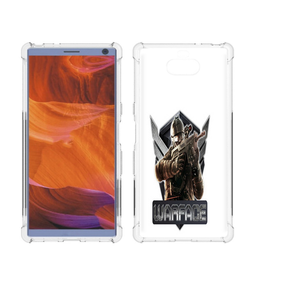 

Чехол MyPads Tocco для Sony Xperia 10 Plus игра про войну, Прозрачный, Tocco
