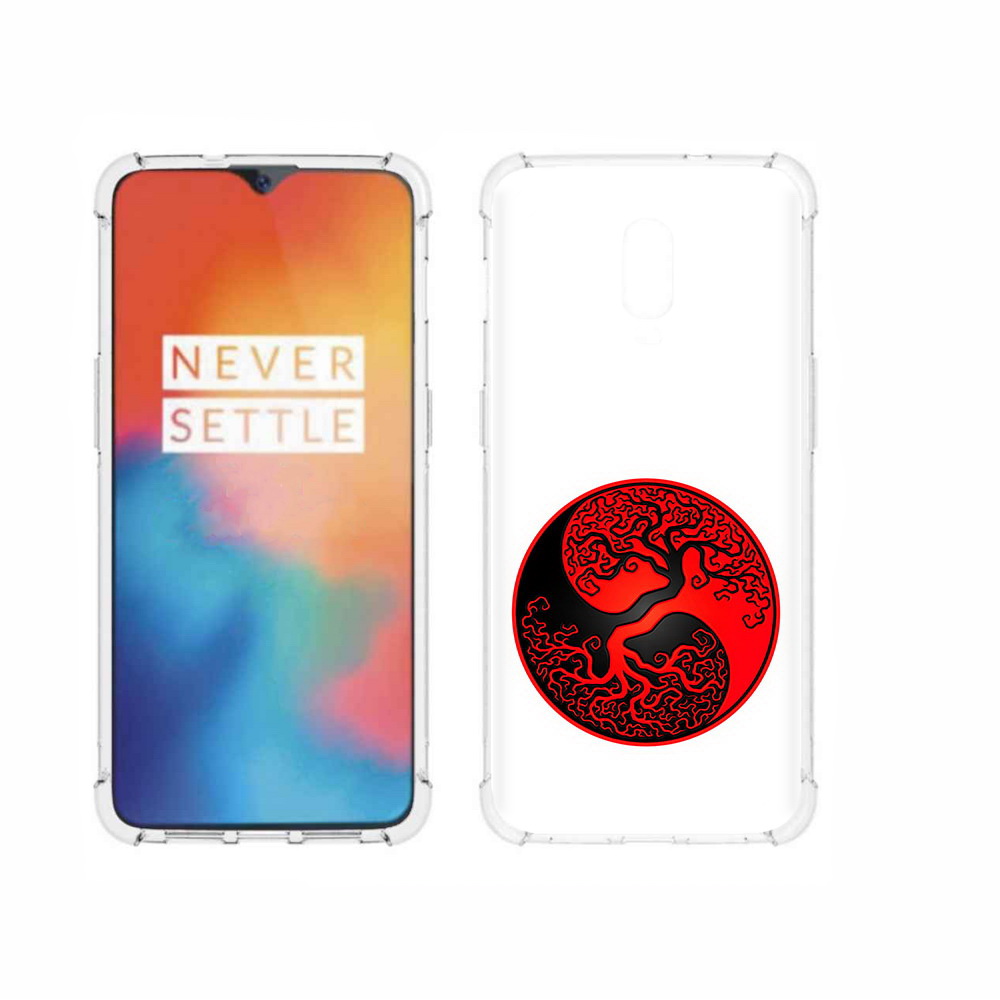 

Чехол MyPads Tocco для OnePlus 6T инь янь дерево, Прозрачный, Tocco