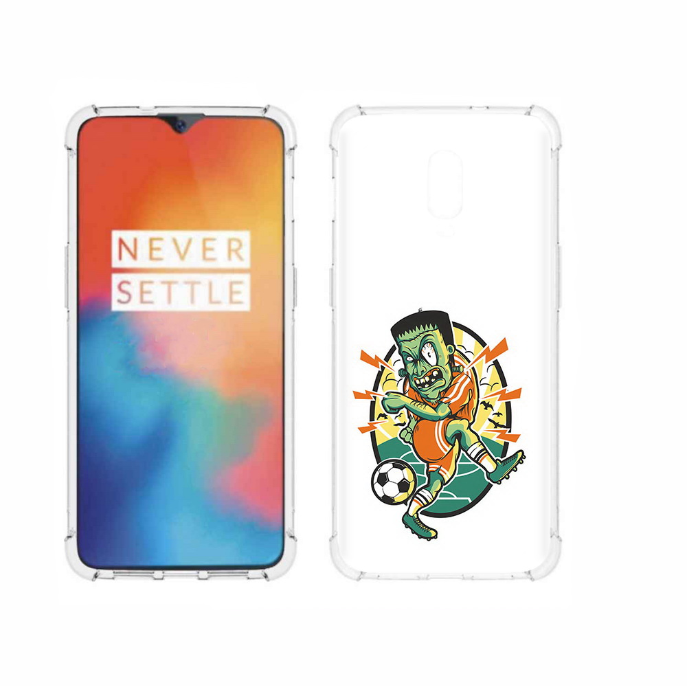 

Чехол MyPads Tocco для OnePlus 6T зомби футболист, Прозрачный, Tocco