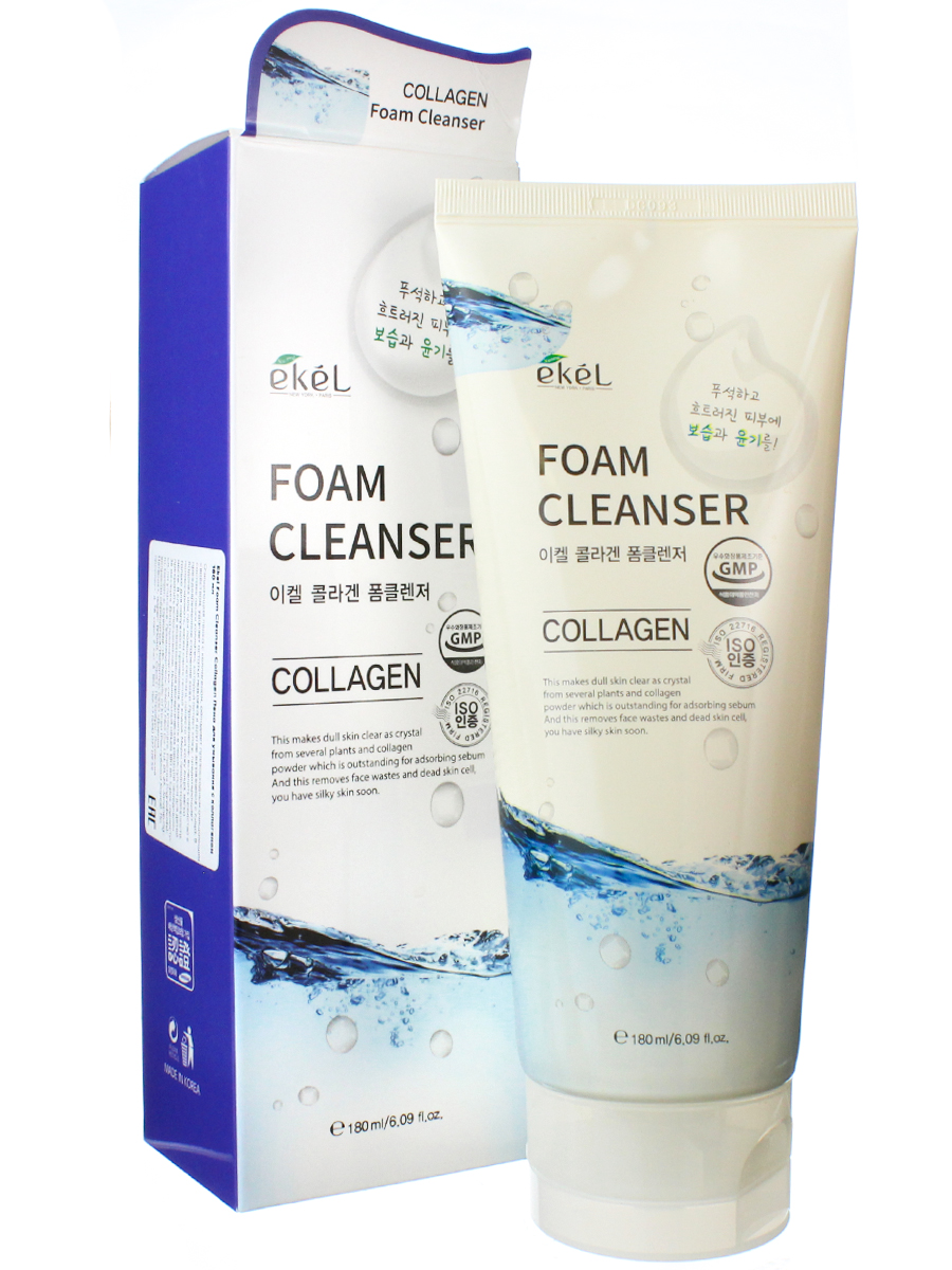 Купить Пена для умывания с коллагеном Ekel Foam Cleanser Collagen 180 мл
