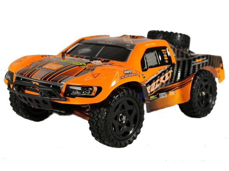 Р/у шорт-корс Remo Hobby Rocket UPGRADE V2.0 4WD RTR 1:16 2.4G RH1621UPGV2-ORAN передние амортизаторы повышенной прочности для шорт корса 2шт алюминий