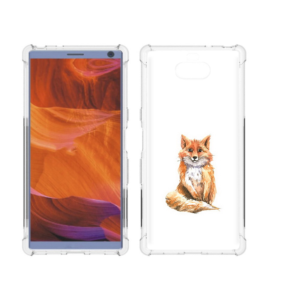 

Чехол MyPads Tocco для Sony Xperia 10 Plus детская лиса, Прозрачный, Tocco