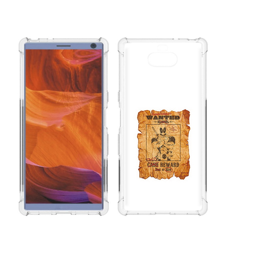 

Чехол MyPads Tocco для Sony Xperia 10 Plus дедпул, Прозрачный, Tocco