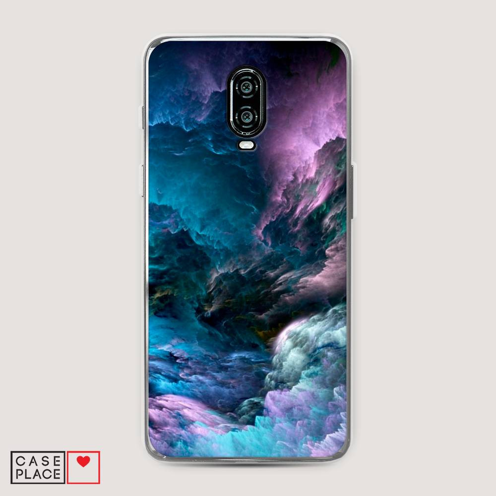 

Чехол на Oneplus 6T "Загадочное небо", Синий;фиолетовый, 150650-2