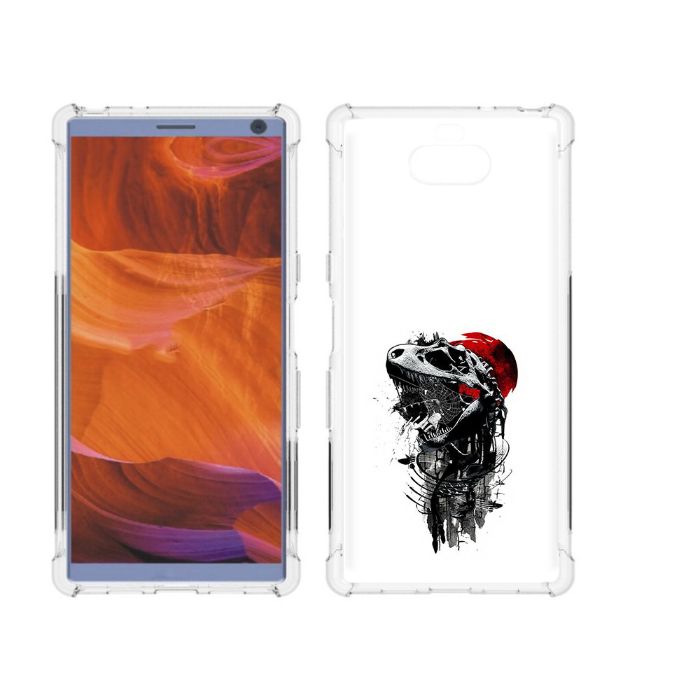 

Чехол MyPads Tocco для Sony Xperia 10 Plus вымерший динозавр, Прозрачный, Tocco