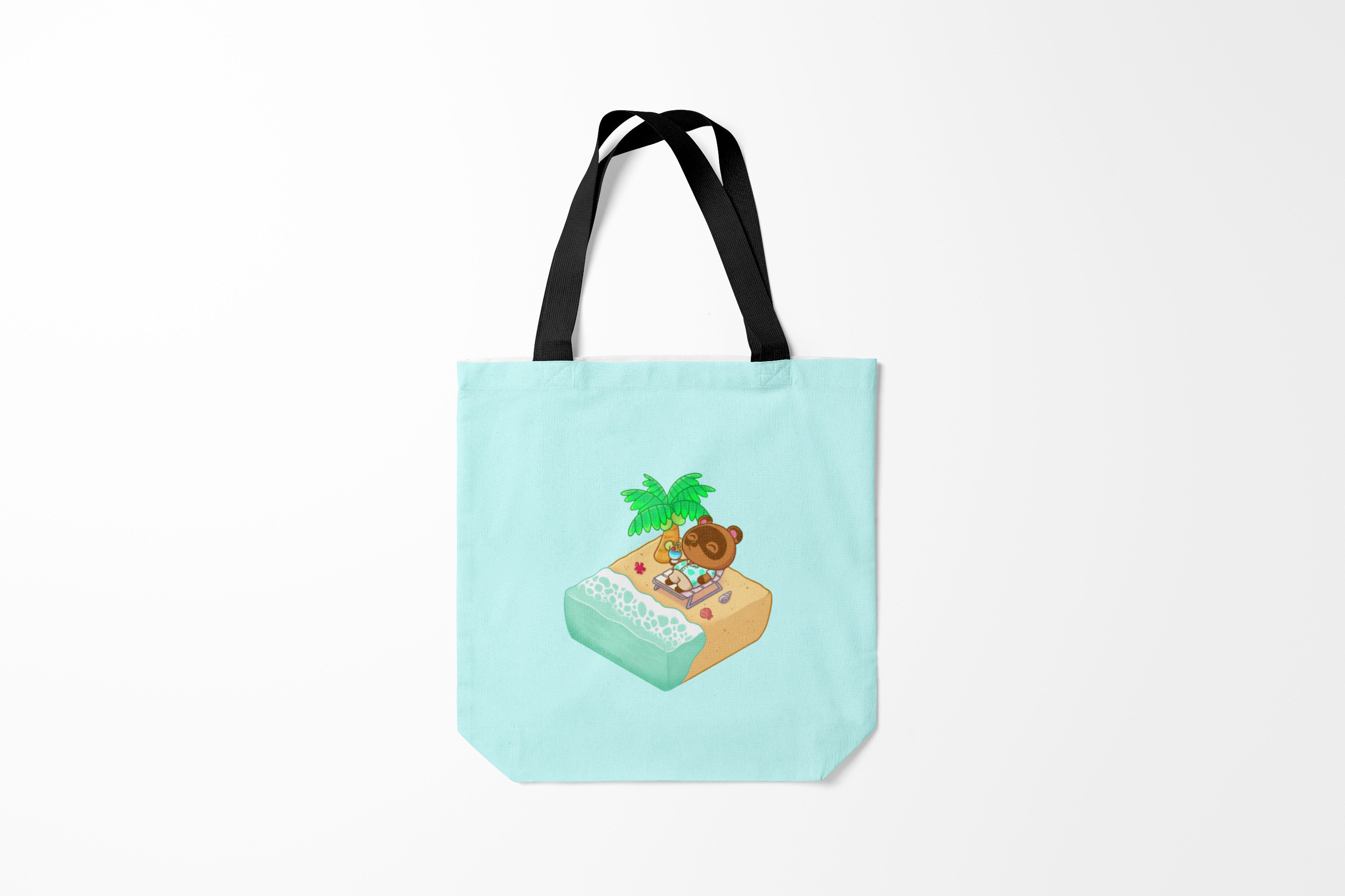 

Сумка шoппер унисекс Burnettie Animal Crossing Beach, разноцветный, Animal Crossing Beach