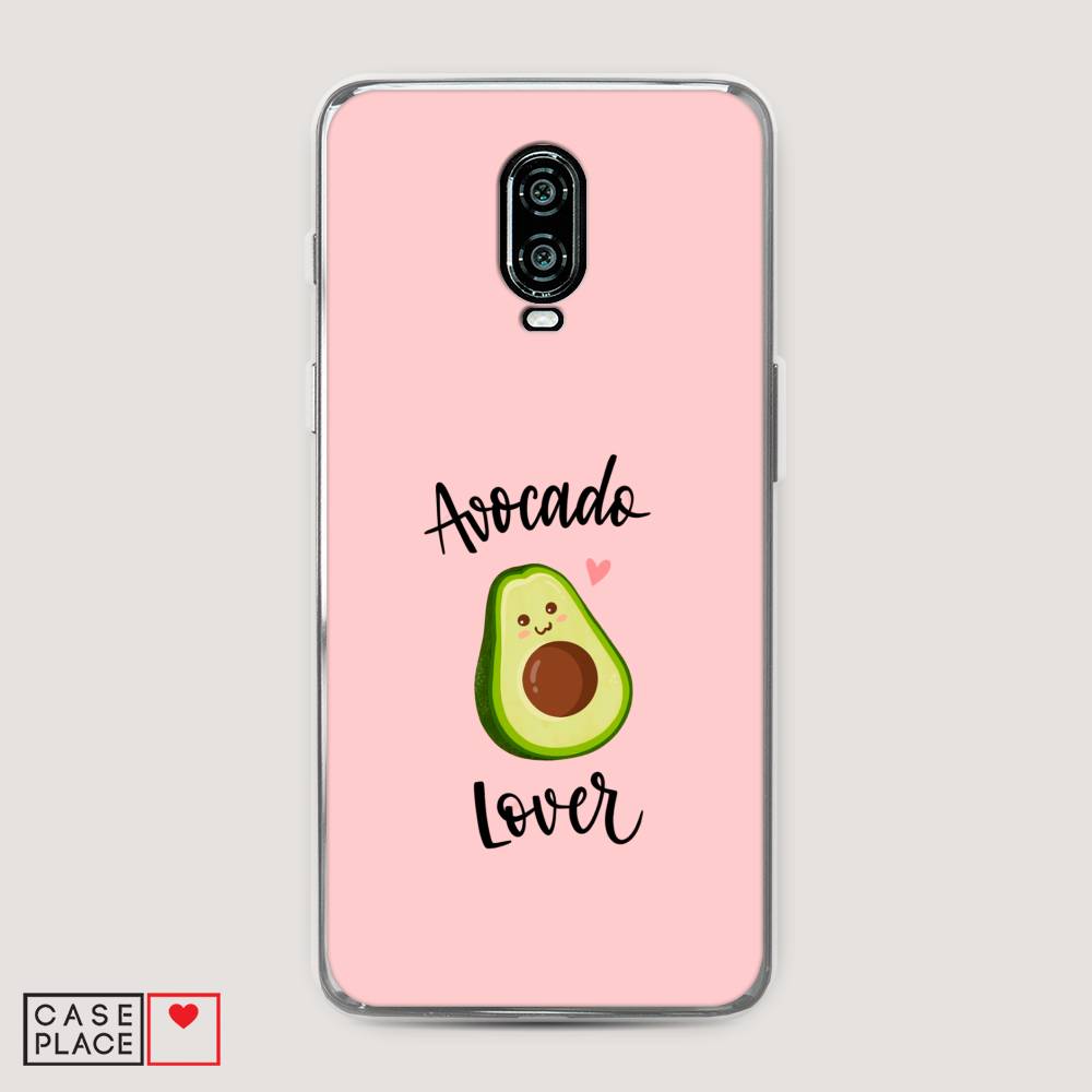 

Чехол на Oneplus 6T "Avocado lover", Розовый;зеленый, 150650-6