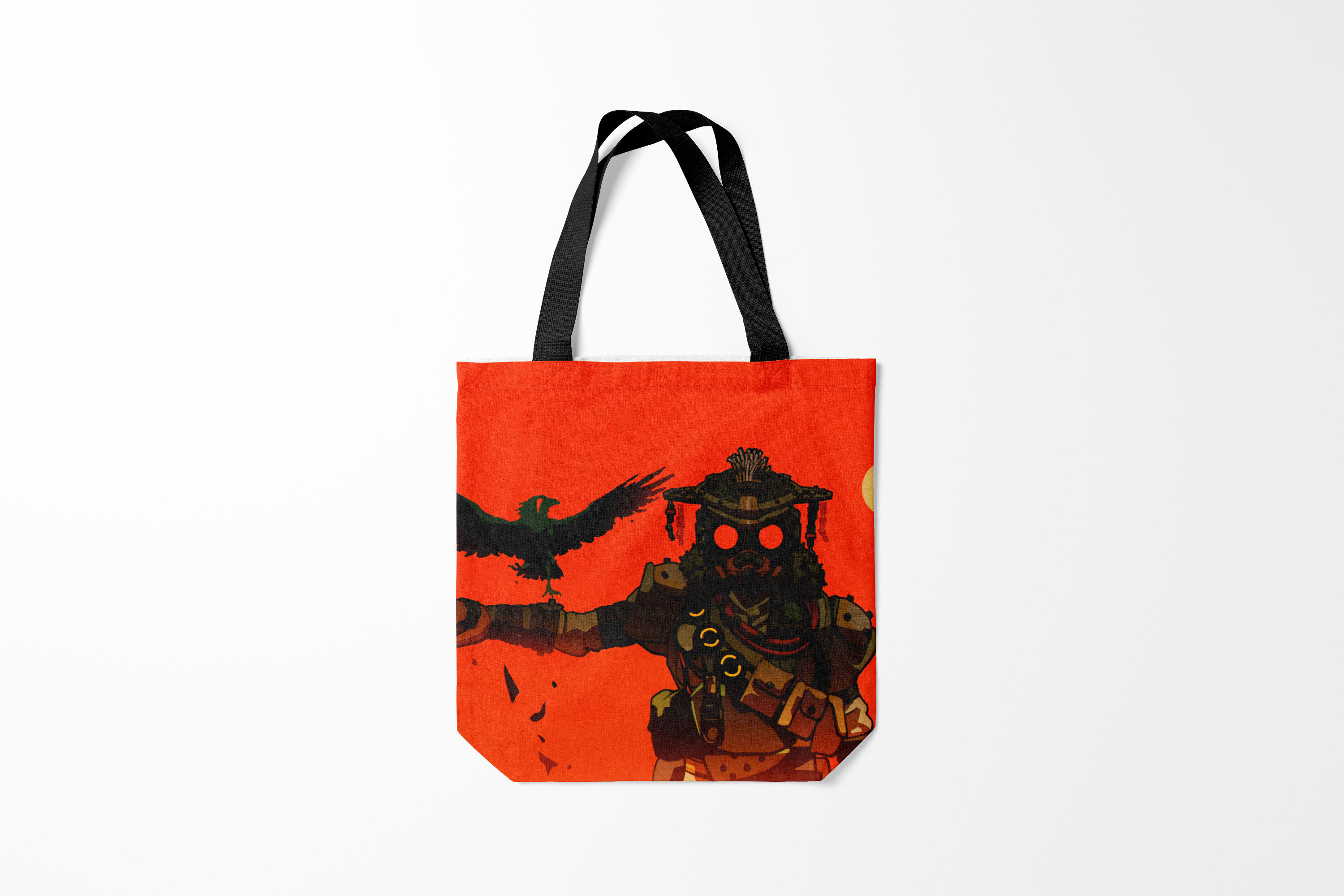 

Сумка шoппер унисекс Burnettie Apex Legends Бладхаунд с вороном, разноцветный, Apex Legends Бладхаунд с вороном