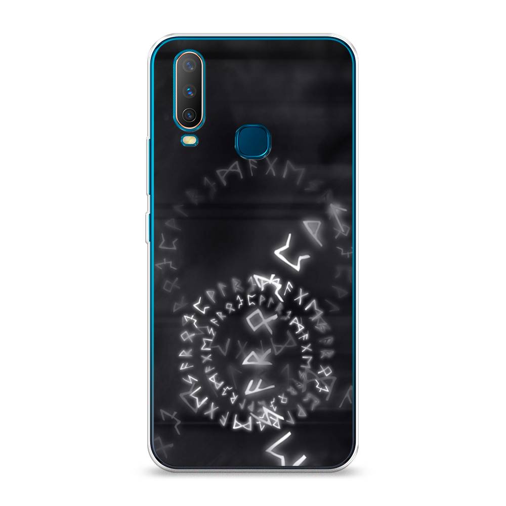 

Чехол для Vivo Y12/Y17 "Руны", Серый;черный, 261850-3