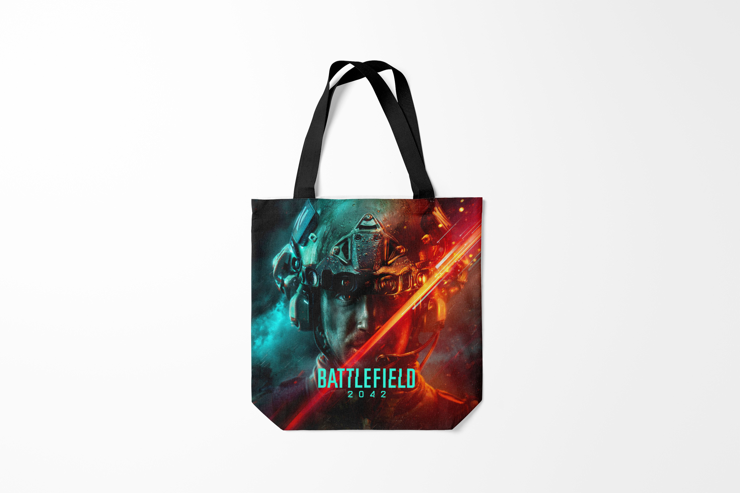 

Сумка шoппер унисекс Burnettie BATTLEFIELD 2042 Soldier face, разноцветный, BATTLEFIELD 2042 Soldier face