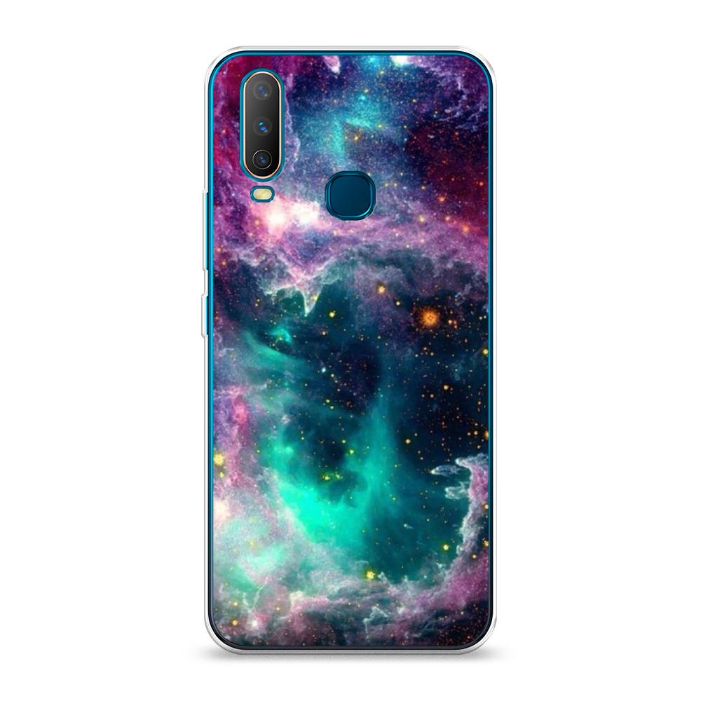 

Чехол для Vivo Y12/Y17 "Звездные облака", Розовый;бежевый, 261850-2