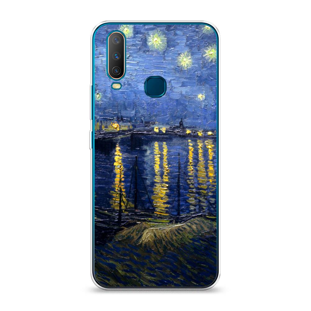 

Чехол для Vivo Y12/Y17 "Звездная ночь над Роной", Синий;желтый, 261850-4