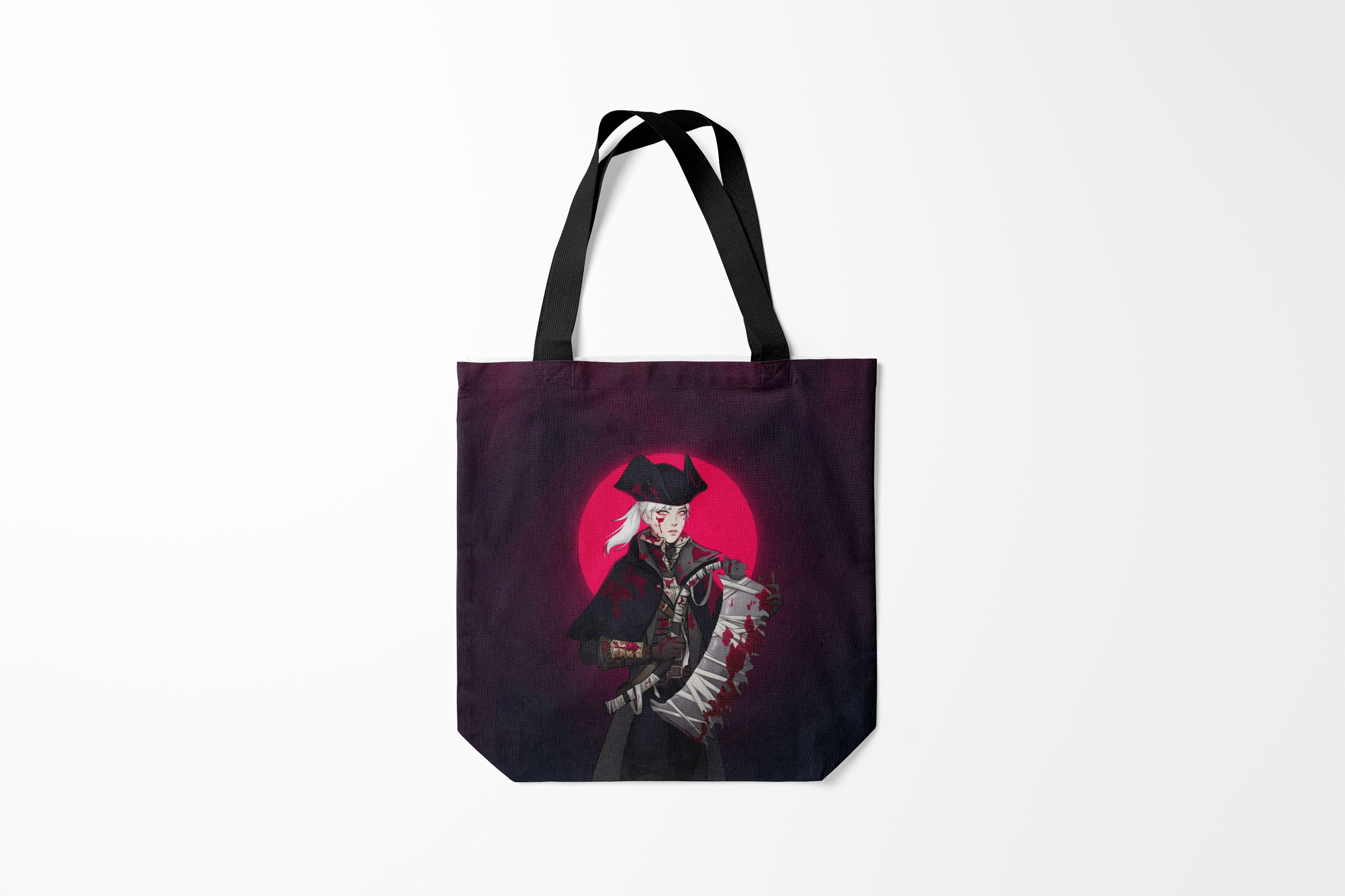

Сумка шoппер унисекс Burnettie Bloodborne Охотница, разноцветный, Bloodborne Охотница