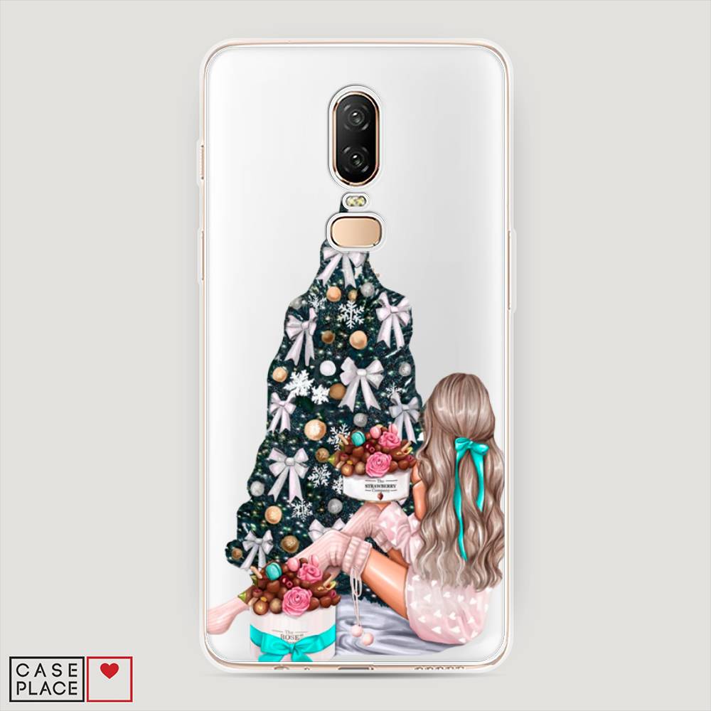 

Чехол на OnePlus 6 "New Year", Зеленый;бежевый;голубой, 150550-5