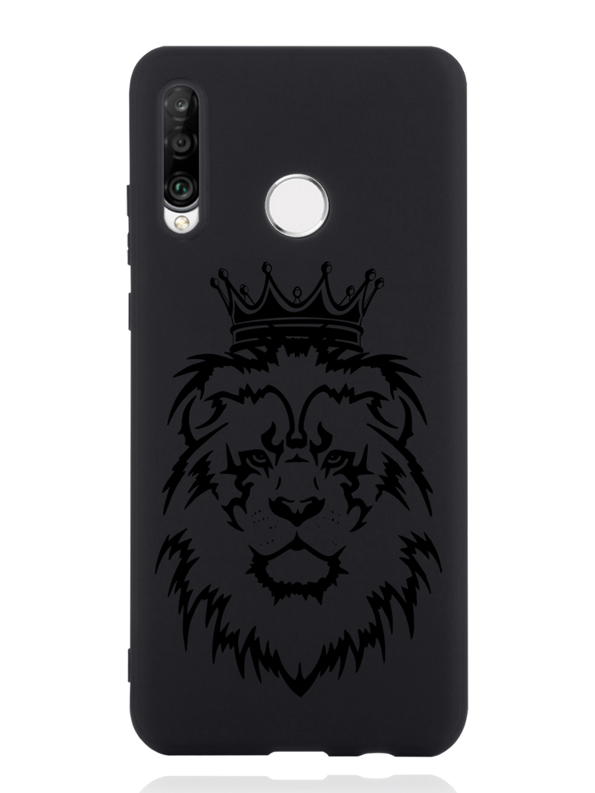 

Чехол MustHaveCase Huawei P30 Lite Лев, Черный, Huawei P30 Lite Лев