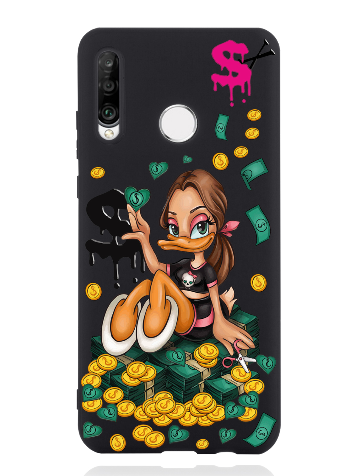 Чехол MustHaveCase Huawei P30 Lite Уточка Девочка