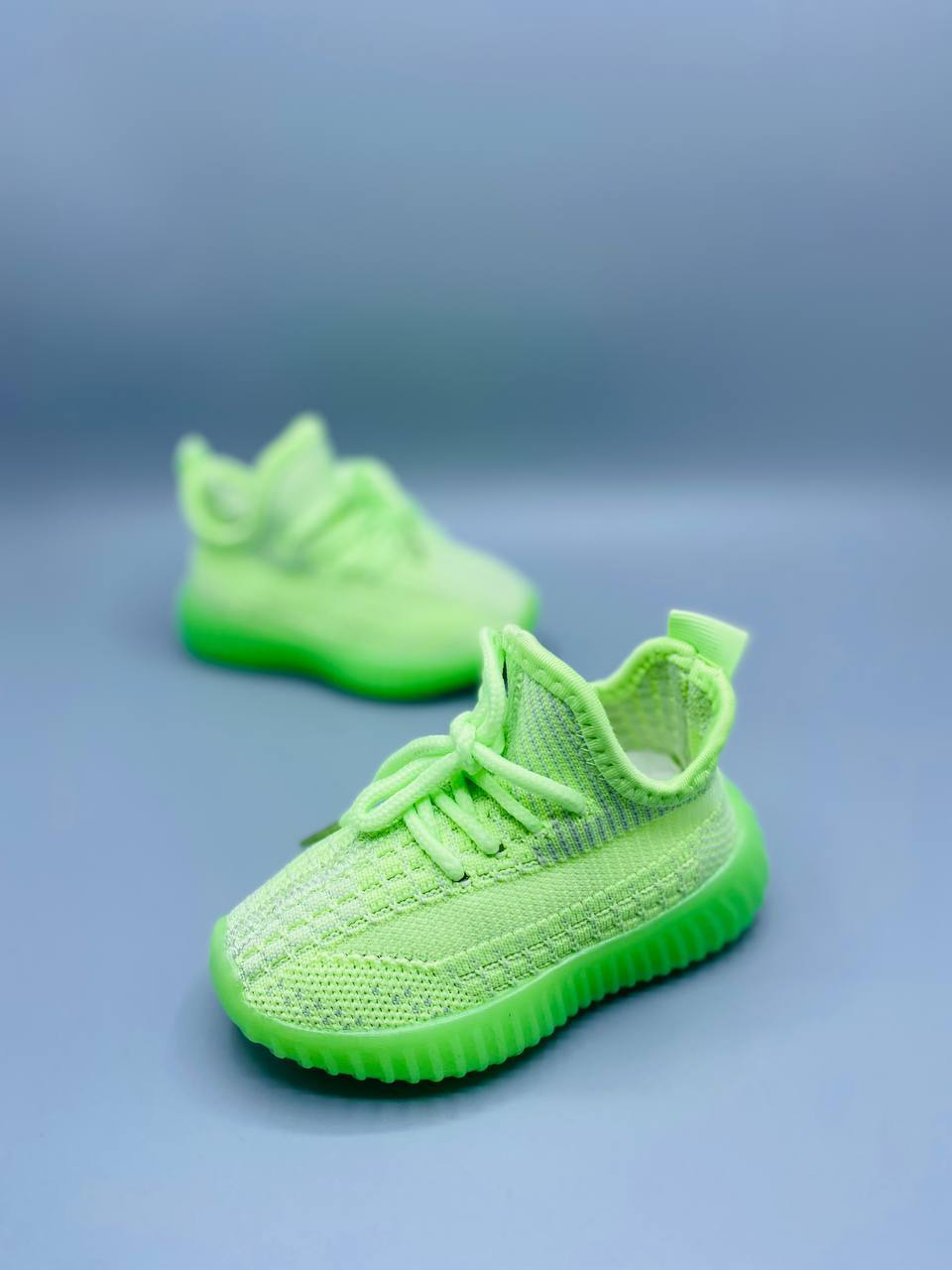 Кроссовки детские BUBA KIDS Yeezy Boost, зеленый, 28