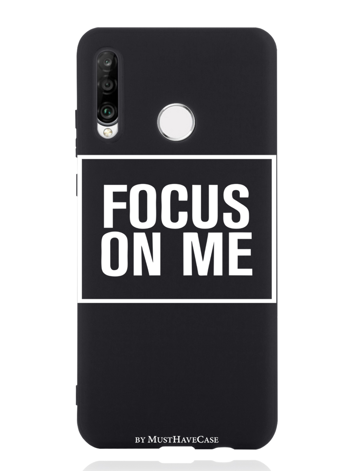 

Чехол MustHaveCase Huawei P30 Lite Focus on me, Черный;белый, Huawei P30 Lite Focus on me