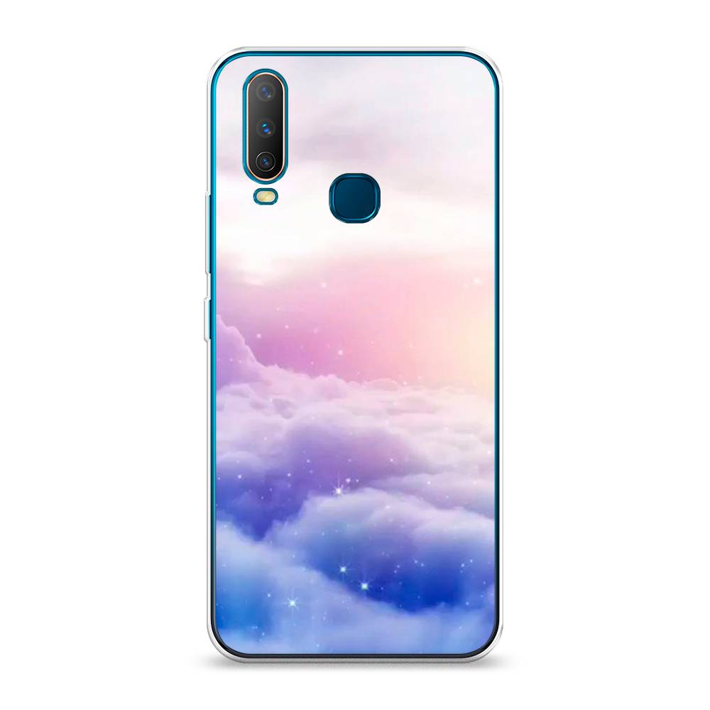 

Чехол для Vivo Y12/Y17 "Небеса", Голубой;белый;розовый, 261850-2