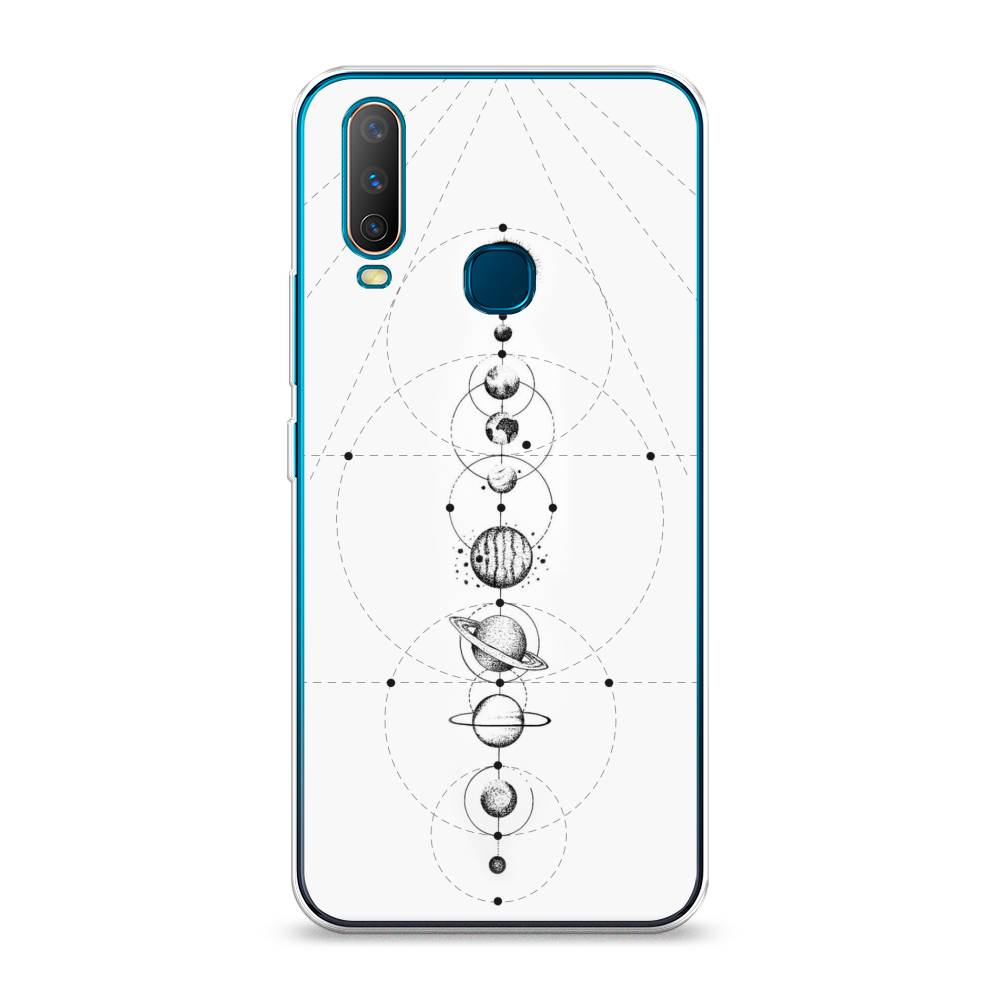 

Чехол для Vivo Y12/Y17 "Парад планет", Серый, 261850-2
