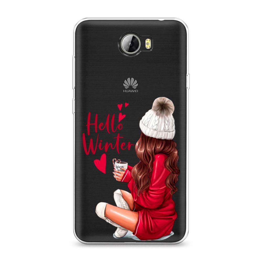 

Чехол для Honor 5A/Huawei Y5 II "Hello winter", Красный;белый;коричневый, 60350-5