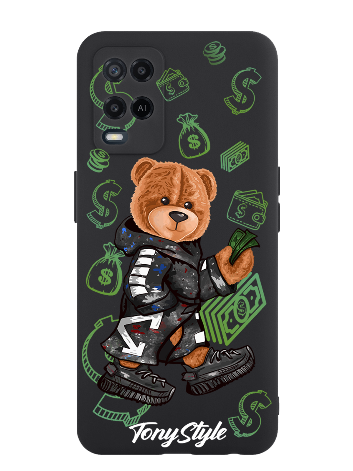 

Чехол Tony Style Oppo A54 Tony Style Деньги, Коричневый;черный;зеленый, Oppo A54 Tony Style Деньги